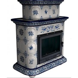 Каминная облицовка КимрПечь Прованс центральная двухъярусная Дельфт